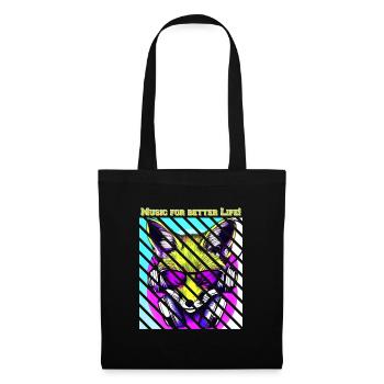 Music for better life - Fox - Tote Bag - black - Front