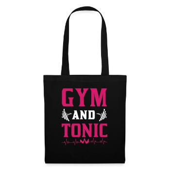 GYM et Tonique - Sac en tissu - noir - Devant