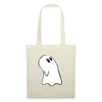 Halloween mignon fantôme - Sac en tissu - nature - Devant
