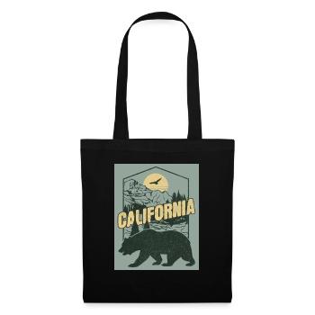 California Bear Outdoors Camping sauvage Randonnée - Sac en tissu - noir - Devant