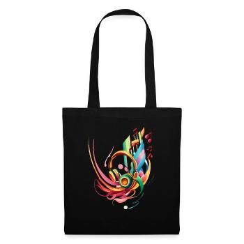 Splash Headphones - Tote Bag - black - Front