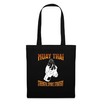 Muay Thai Boxing Muay Thai - Stoffbeutel - Schwarz - Vorne