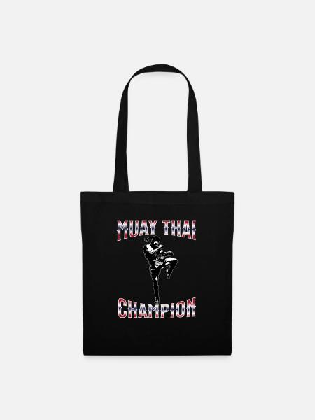 Muay Thai Boxing Muay Thai - Stoffbeutel - Schwarz