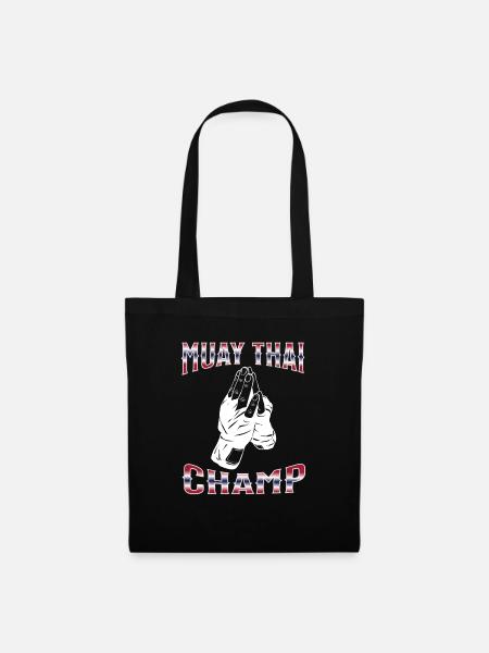 Muay Thai Boxing Muay Thai - Stoffbeutel - Schwarz