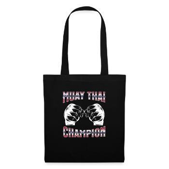 Muay Thai Boxe Muay Thai - Sac en tissu - noir - Devant