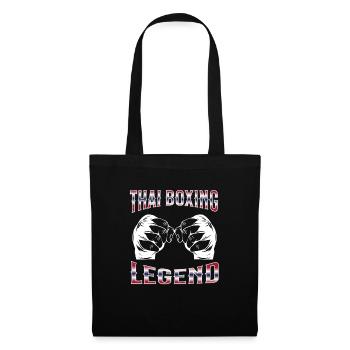 Muay Thai Boxing Muay Thai - Stoffbeutel - Schwarz - Vorne