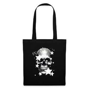 Rock skull design - Tote Bag - black - Front