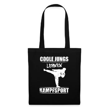 Kampfsport - Stoffbeutel - Schwarz - Vorne