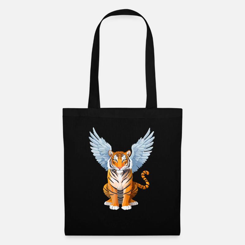 flying tiger - Stoffbeutel - Schwarz