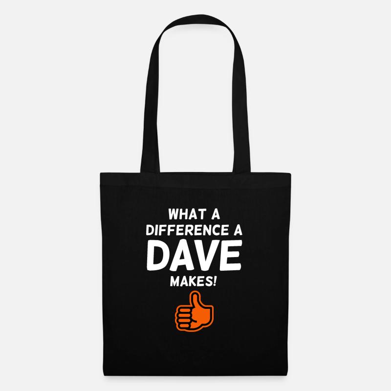 Dave - Tote Bag - black