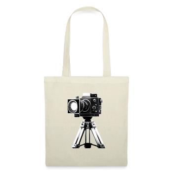 Appareil photo sur trépied - Sac en tissu - nature - Devant