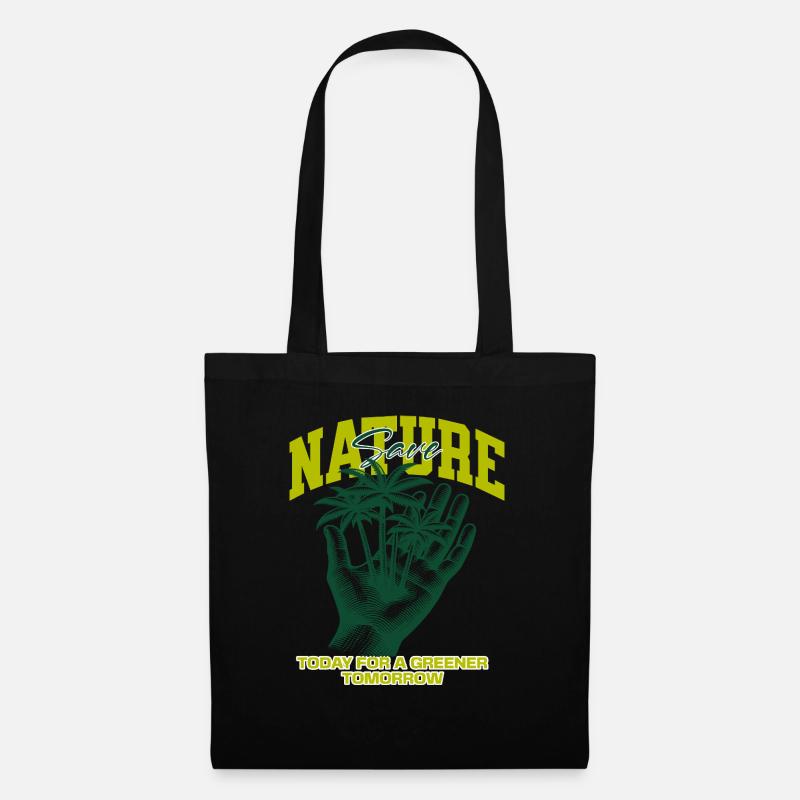 Nature HandPalm - Stoffbeutel - Schwarz