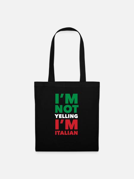 Funny Italian Gift - Tote Bag - black