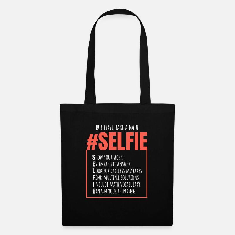 Cadeau de maths rigolote prof de math - Sac en tissu - noir