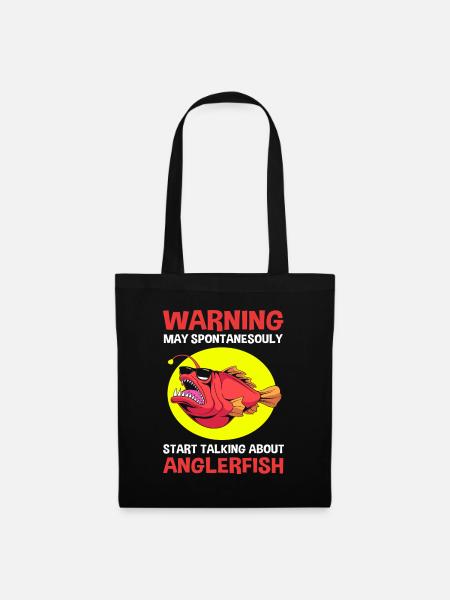 Anglerfisch - Stoffbeutel - Schwarz