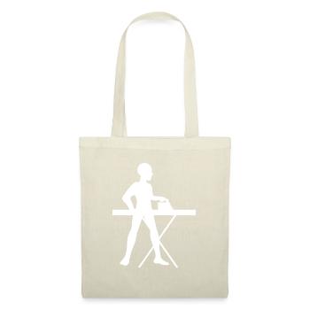 Iron iron pletteisen man laundry - Tote Bag - nature - Front