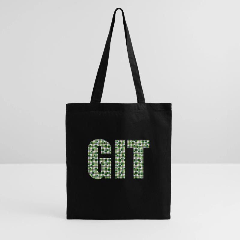 Git im Github Stil Stoffbeutel
