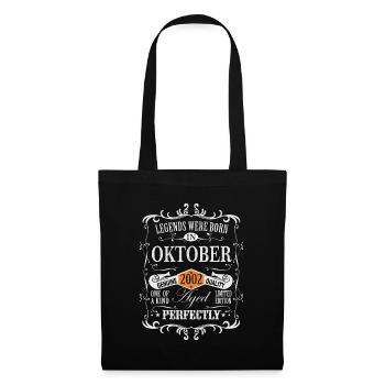 Legends were born October 2002 - Tote Bag - black - Front