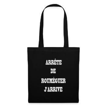 Expression Française rouméguer - Sac en tissu - noir - Devant