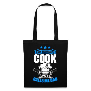 Mon chef préféré Drôle culinaire - Sac en tissu - noir - Devant