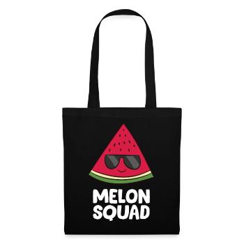 Watermelon - Melon Squad with sunglasses - Tote Bag - black - Front