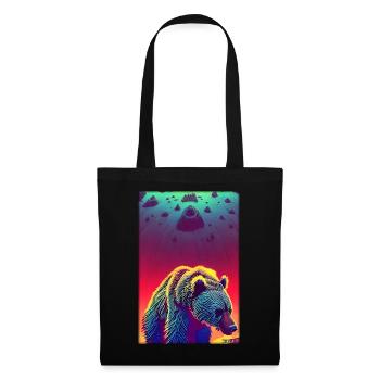 Bear Grizzly Bear Brown Bear Predator Wildlife Forest 5 - Tote Bag - black - Front