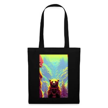 Bear Grizzly Bear Brown Bear Predator Wildlife Forest 7 - Tote Bag - black - Front