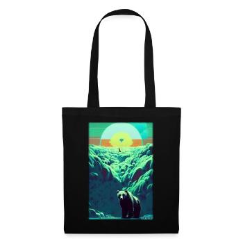 Bear Grizzly Bear Brown Bear Predator Wildlife Forest 8 - Tote Bag - black - Front