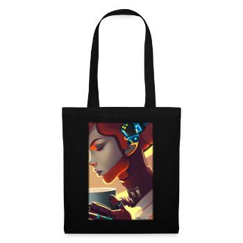 Robot Coffee Future Science Machine - Tote Bag - black - Front
