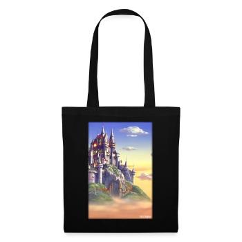 Castle Castle Fortress Architecture Landscape - Tote Bag - black - Front
