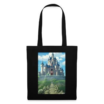 Castle Castle Fortress Architecture Landscape - Tote Bag - black - Front