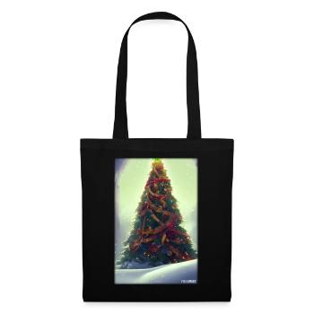 Christmas tree Christmas winter - Tote Bag - black - Front