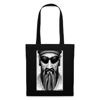 Confucius sunglasses philosopher China Asia - Tote Bag - black - Front