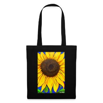 Sunflower Asteraceae Flower Spring Meadow Green - Tote Bag - black - Front