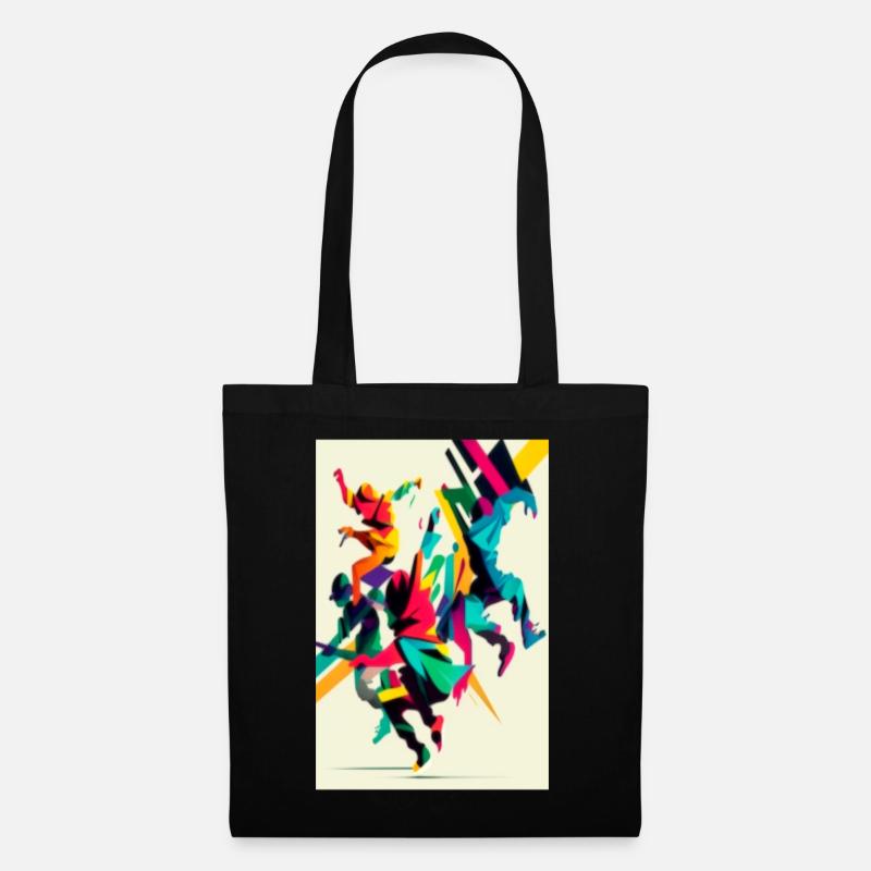 Hiphop bboying Dance - Tote Bag - black