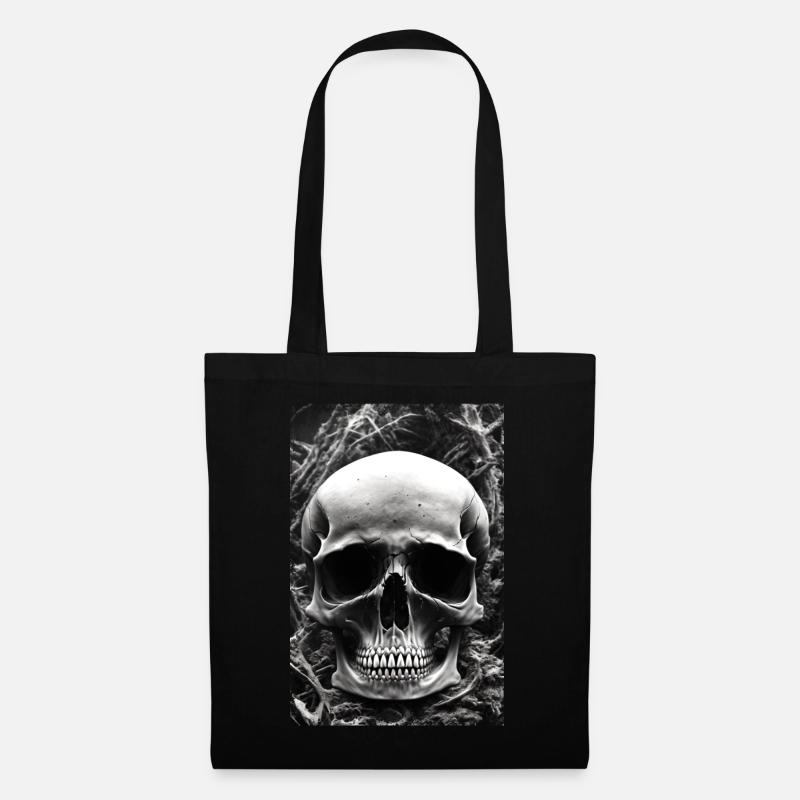 Skull1 - Stoffbeutel - Schwarz