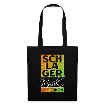 SchlagermusikON - Sac en tissu - noir - Devant