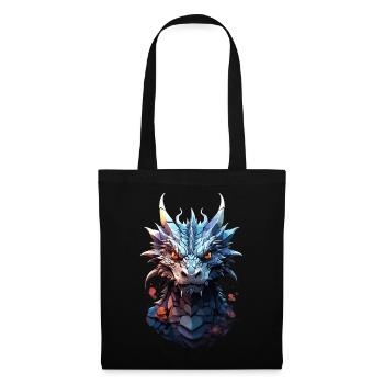Dragon sombre - Ombreombre - Sac en tissu - noir - Devant