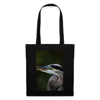Great Blue Heron Portrait - Bird Photography - Tote Bag - black - Front