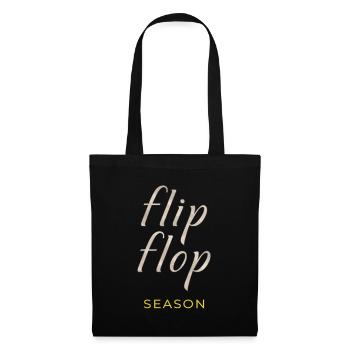 Flip Flop Season - Tote Bag - black - Front