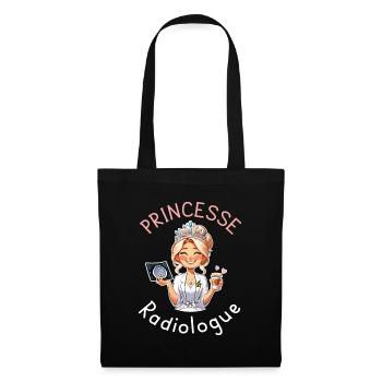 Princesse Radiologue Femme Radiologie - Sac en tissu - noir - Devant