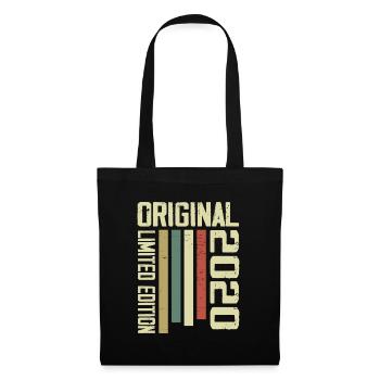 Retro 2020 Cadeau 4e Anniversaire Vintage 1995 - Sac en tissu - noir - Devant