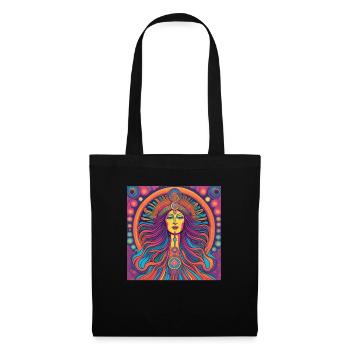 Vierge Spiritualité Cadeau - Sac en tissu - noir - Devant