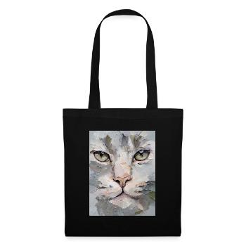 Lynx Painting Oil Paints Gift - Tote Bag - black - Front