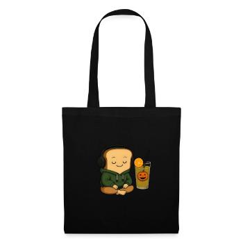 Halloween Toast Costume Gift - Tote Bag - black - Front