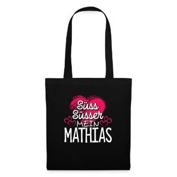 MATHIAS - süss - Stoffbeutel - Schwarz - Vorne