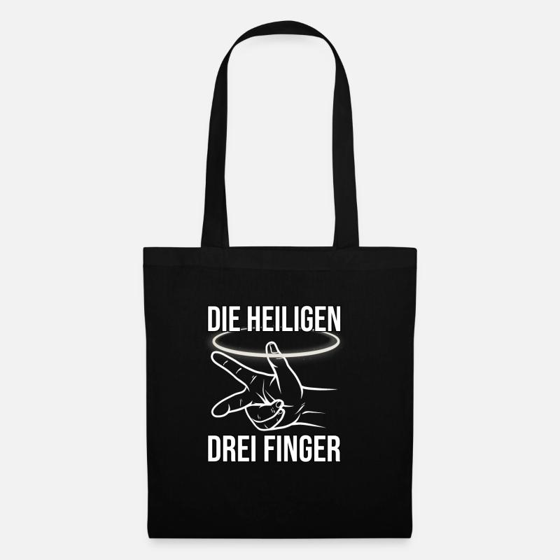 Mechaniker - Drei Finger Regel Richtung - Stoffbeutel - Schwarz