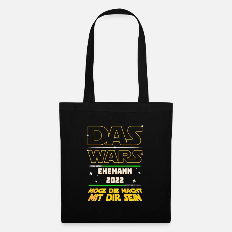 Das Wars Ehemann 2022 JGA Junggeselle Bräutigam - Stoffbeutel - Schwarz