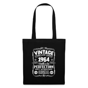 Vintage Made In 1964 Aged To Perfection - Tote Bag - black - Front