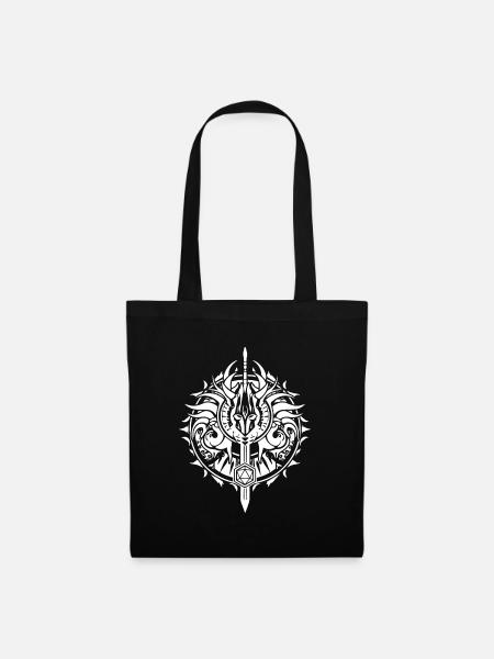 RPG-Logo-Zauberkreis - Stoffbeutel - Schwarz